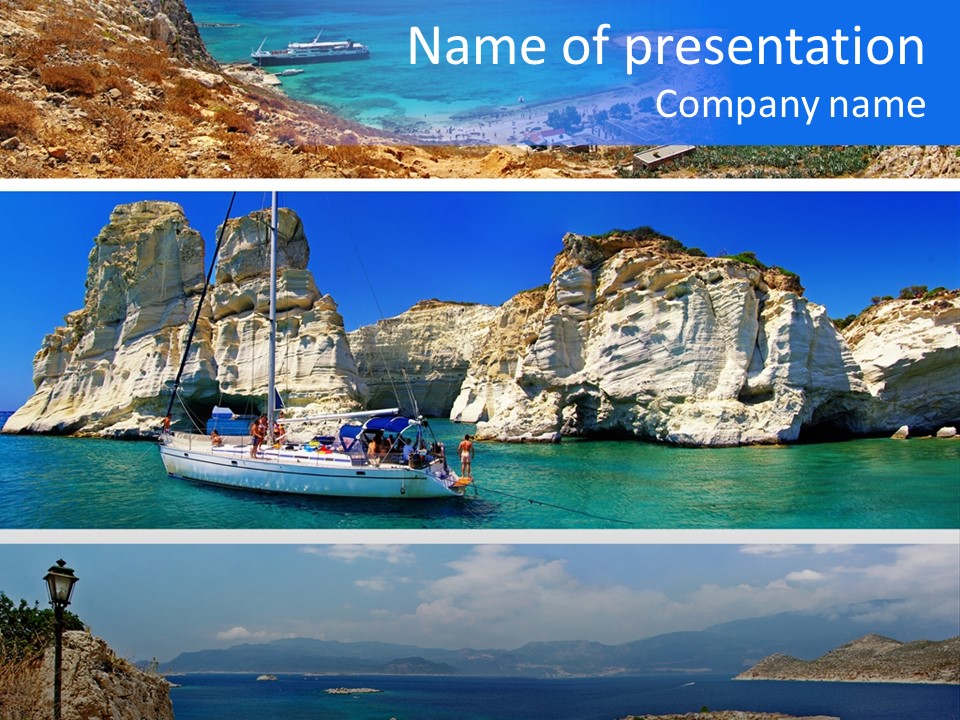 Sea Pictorial Summer PowerPoint Template