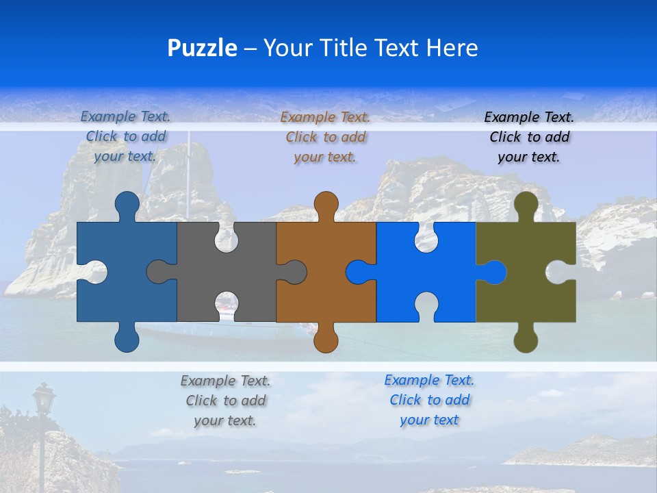 Sea Pictorial Summer PowerPoint Template