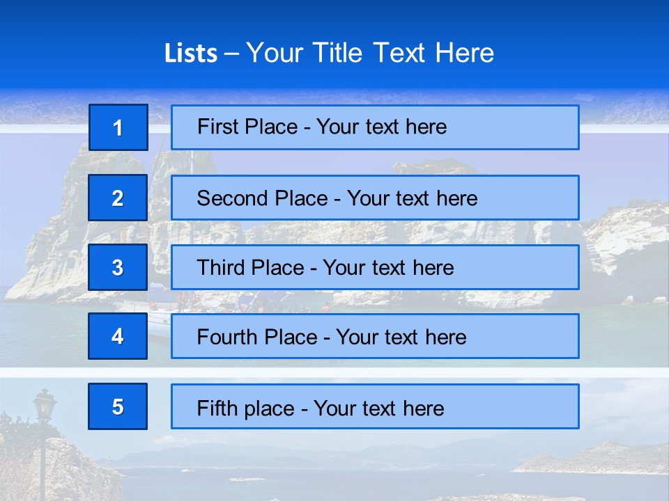 Sea Pictorial Summer PowerPoint Template
