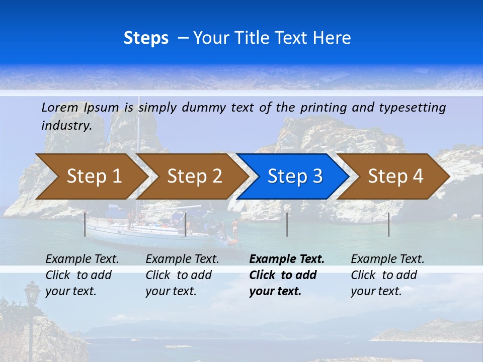 Sea Pictorial Summer PowerPoint Template