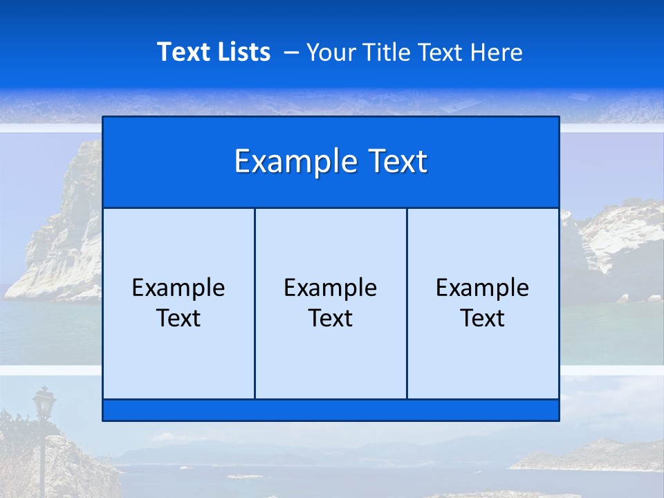 Sea Pictorial Summer PowerPoint Template