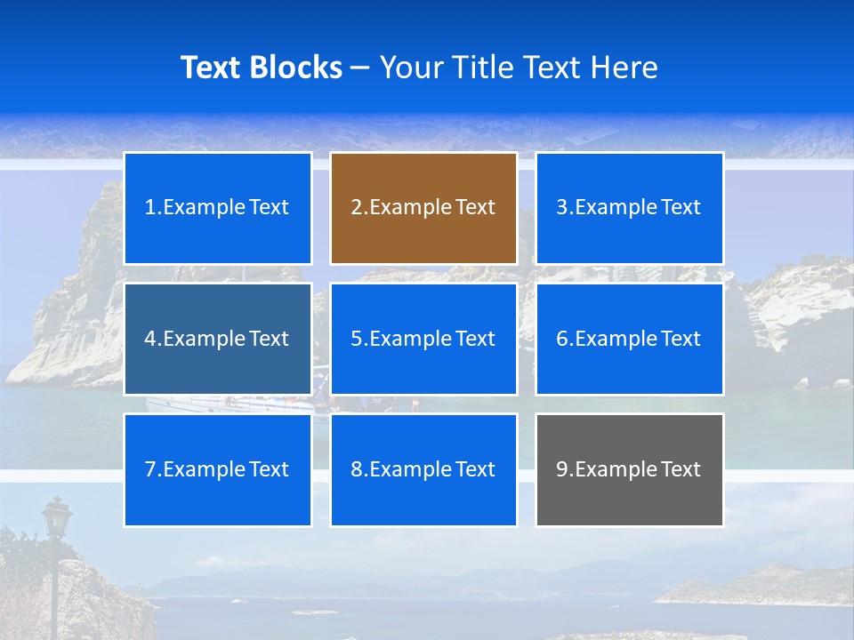 Sea Pictorial Summer PowerPoint Template