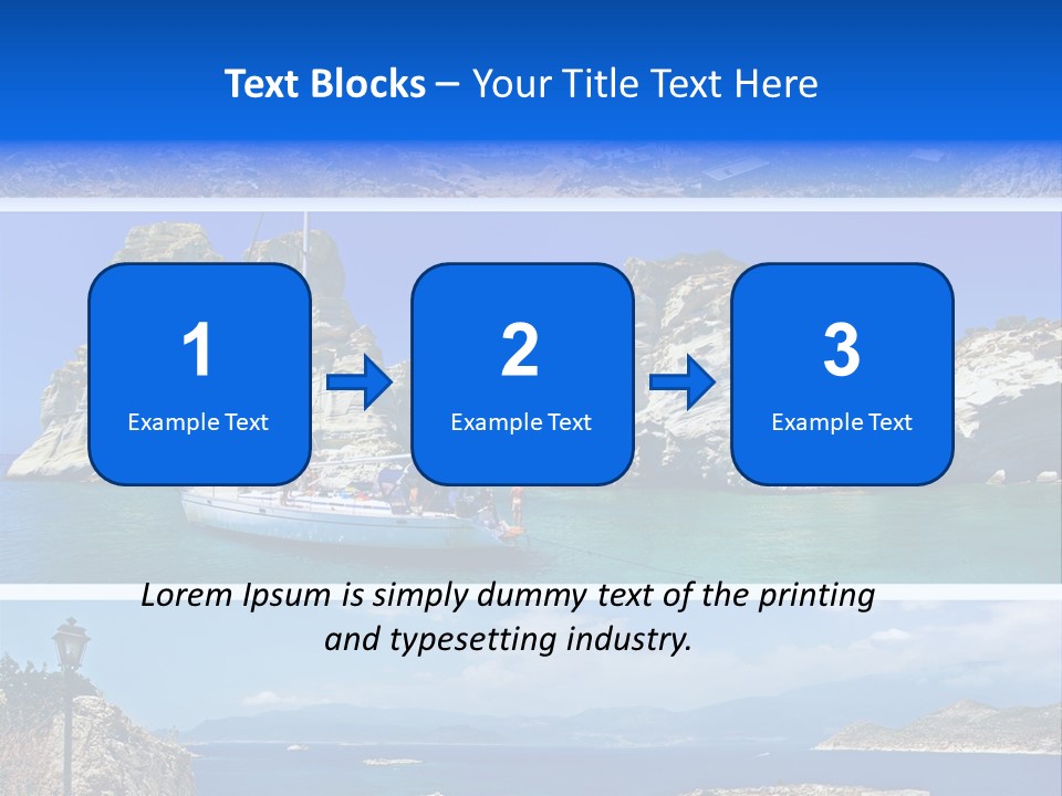 Sea Pictorial Summer PowerPoint Template