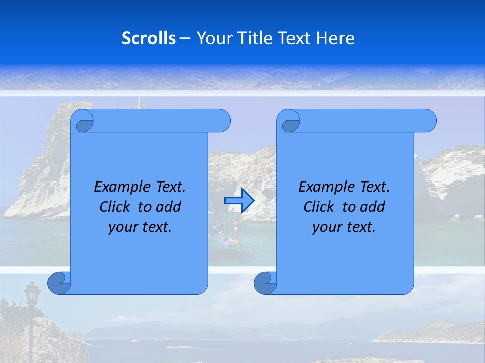 Sea Pictorial Summer PowerPoint Template