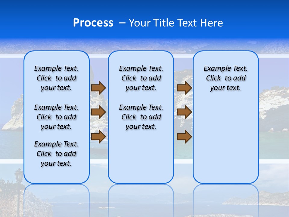 Sea Pictorial Summer PowerPoint Template