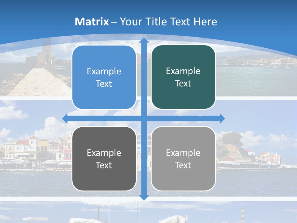 Travel Blue Bay PowerPoint Template
