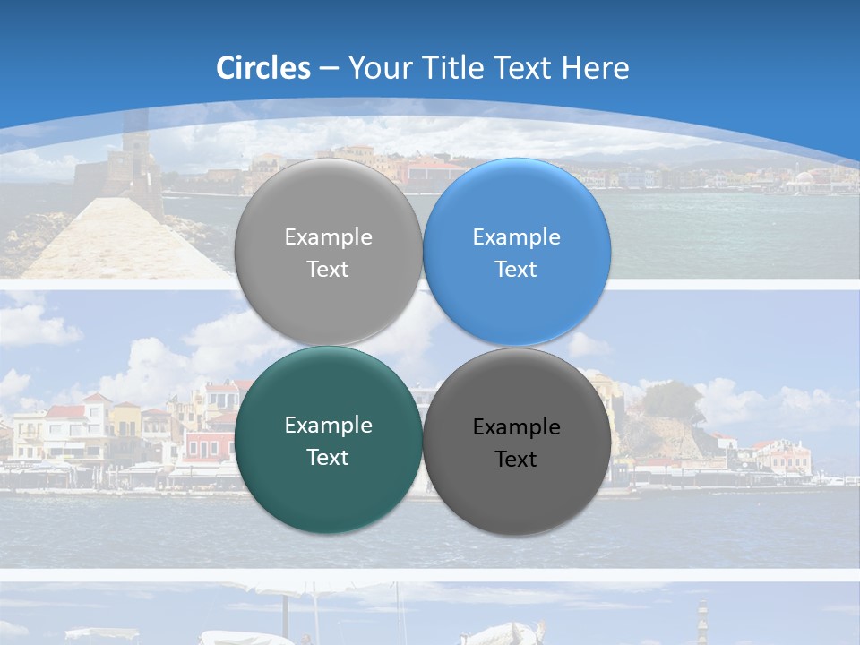 Travel Blue Bay PowerPoint Template