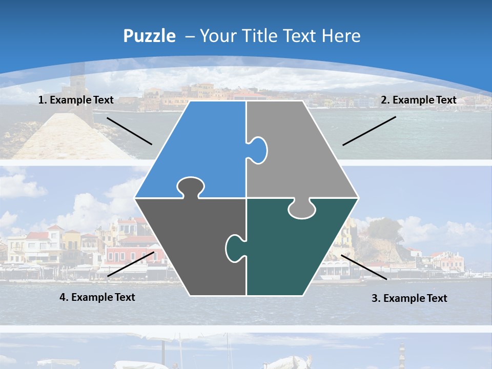 Travel Blue Bay PowerPoint Template