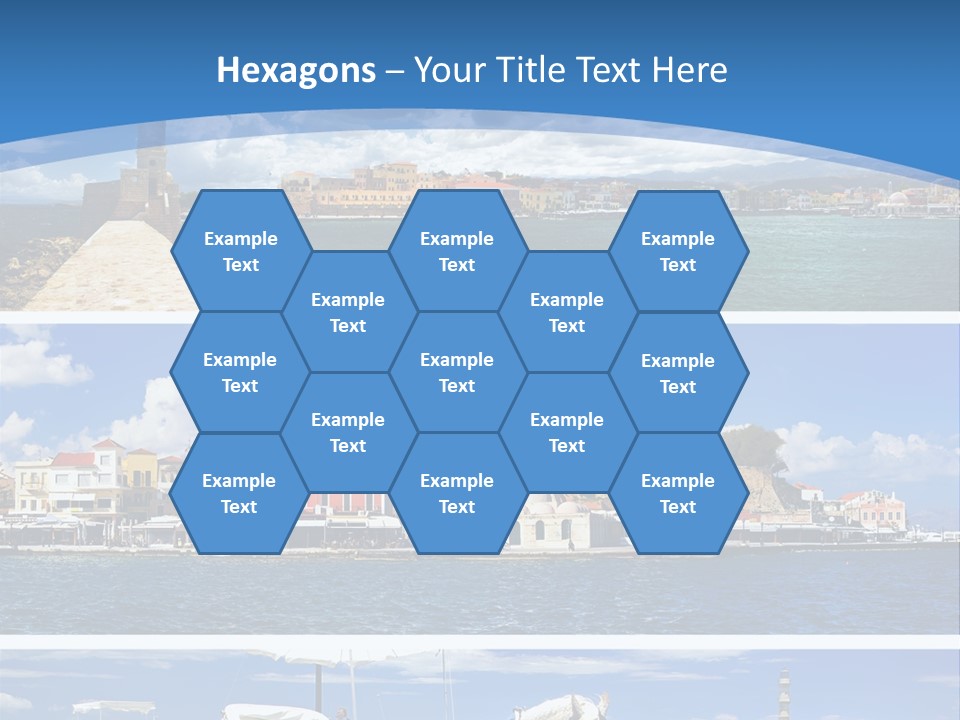 Travel Blue Bay PowerPoint Template