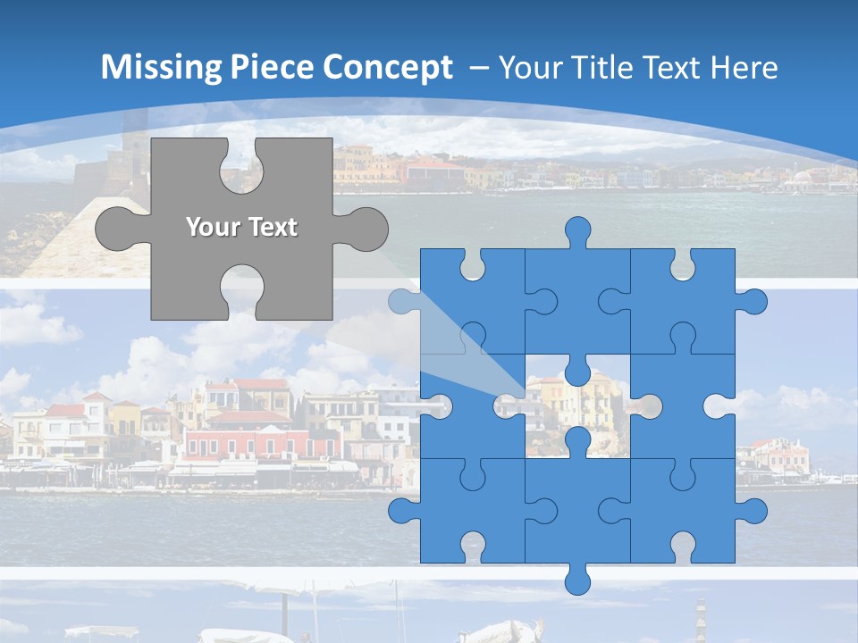 Travel Blue Bay PowerPoint Template