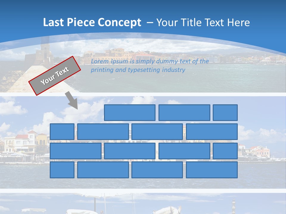 Travel Blue Bay PowerPoint Template
