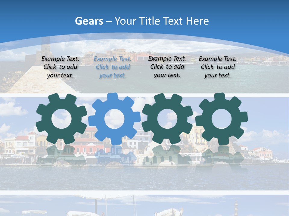 Travel Blue Bay PowerPoint Template