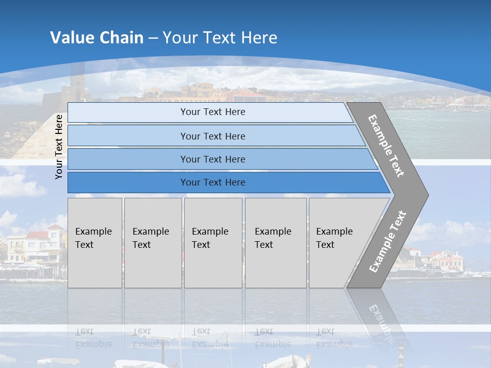 Travel Blue Bay PowerPoint Template