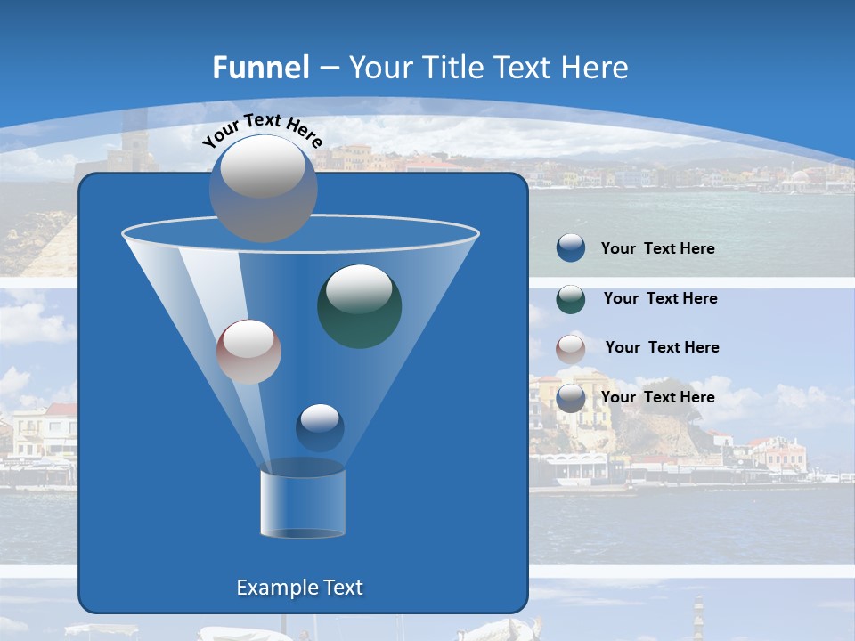 Travel Blue Bay PowerPoint Template