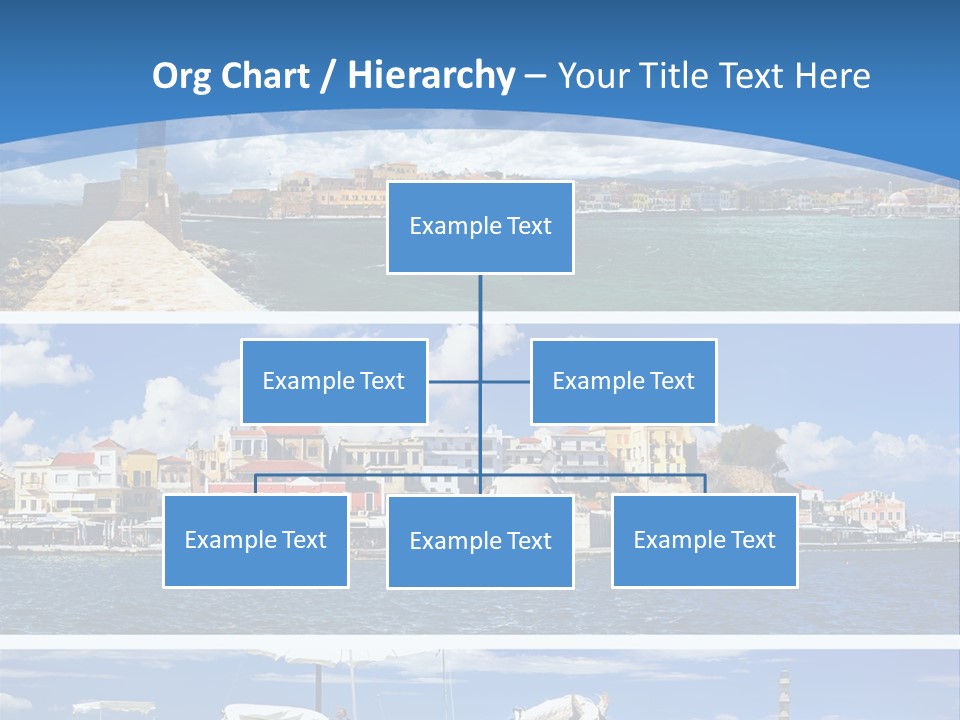 Travel Blue Bay PowerPoint Template