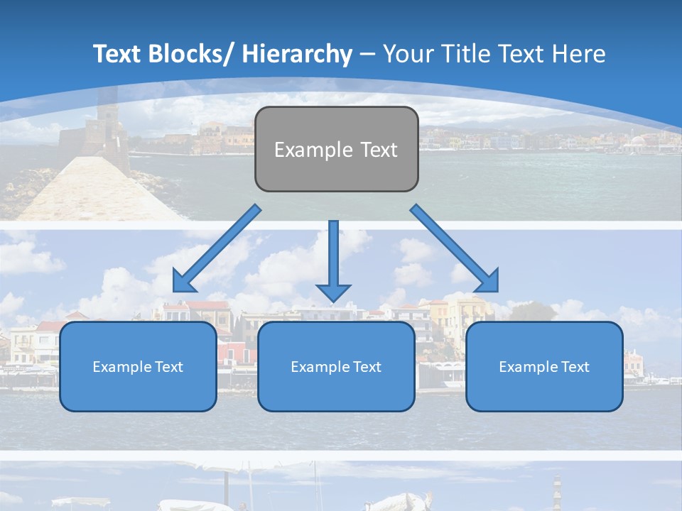 Travel Blue Bay PowerPoint Template