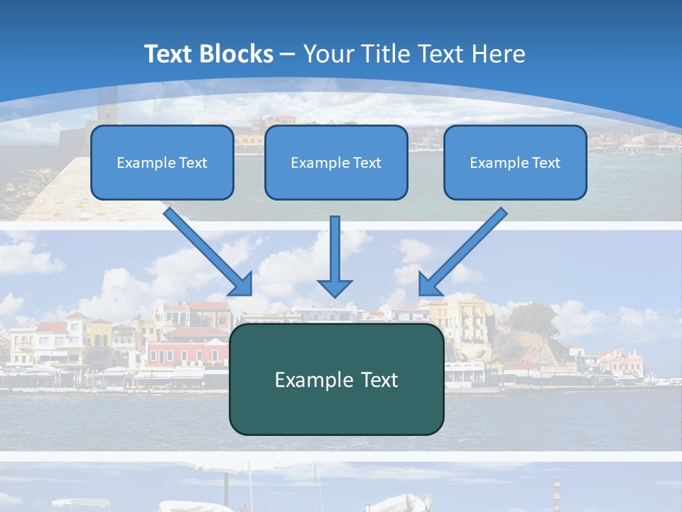 Travel Blue Bay PowerPoint Template