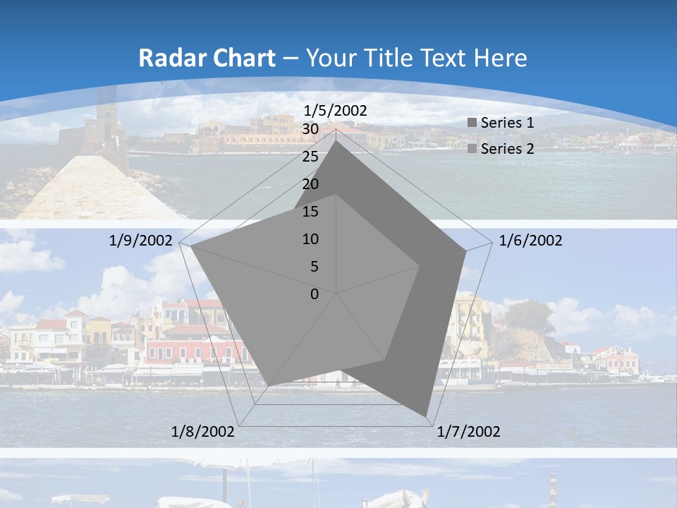 Travel Blue Bay PowerPoint Template