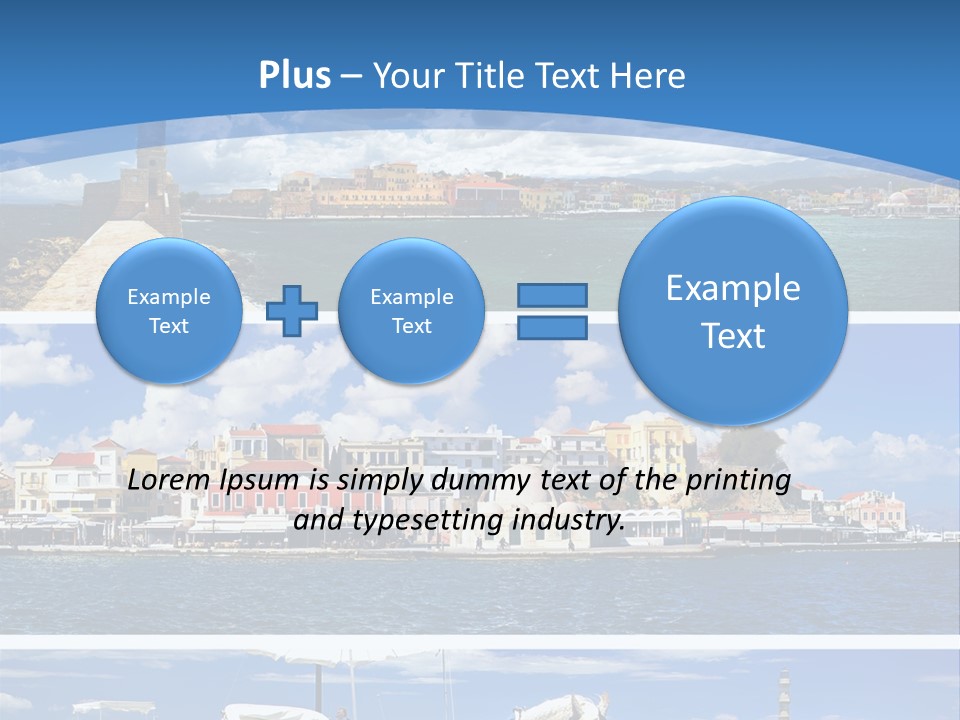 Travel Blue Bay PowerPoint Template