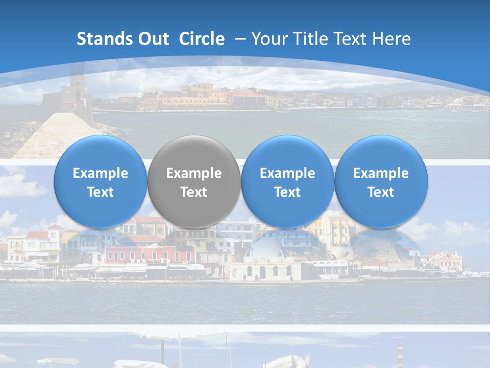 Travel Blue Bay PowerPoint Template