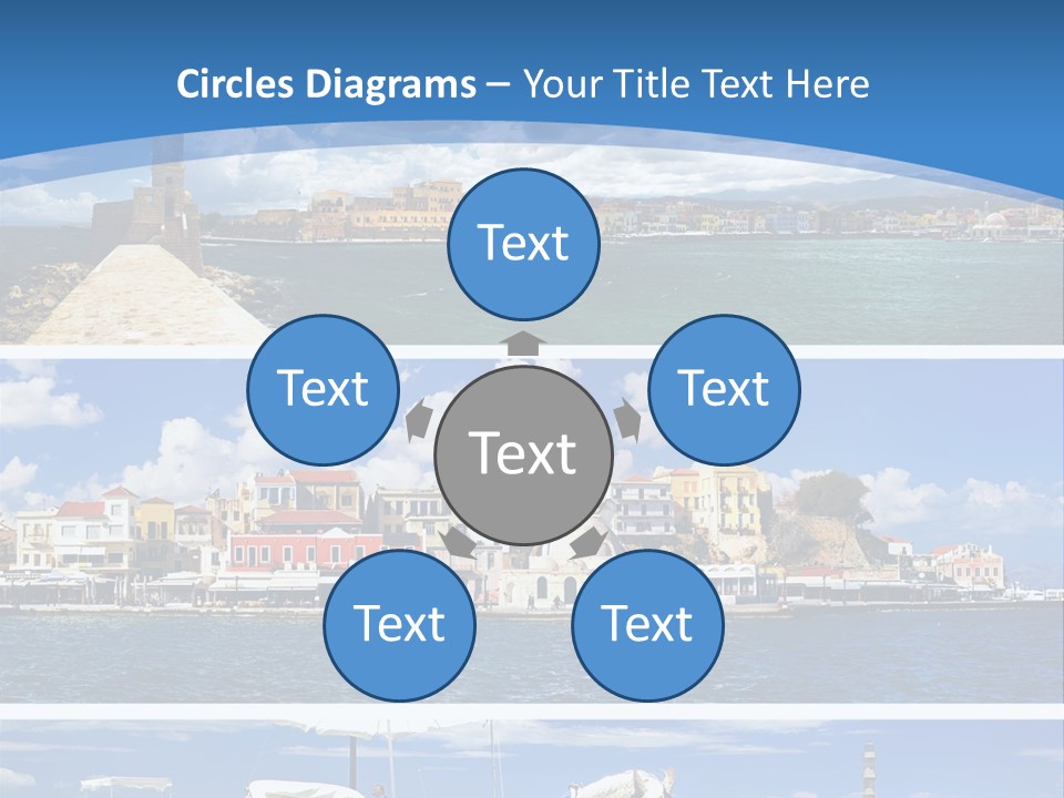 Travel Blue Bay PowerPoint Template