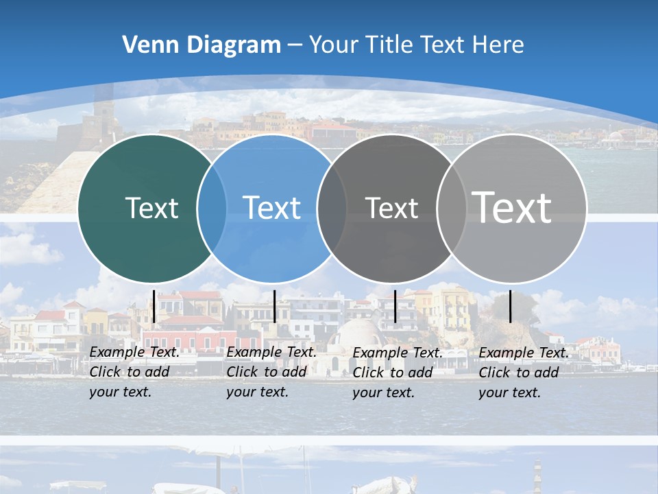 Travel Blue Bay PowerPoint Template