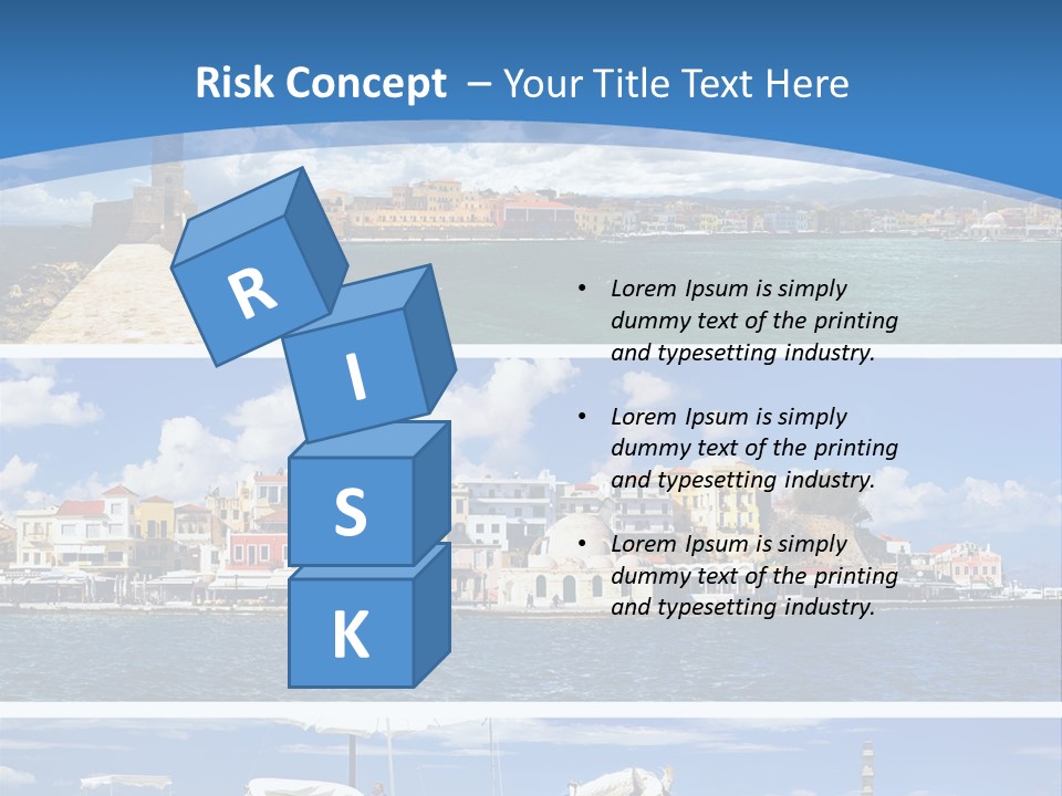 Travel Blue Bay PowerPoint Template