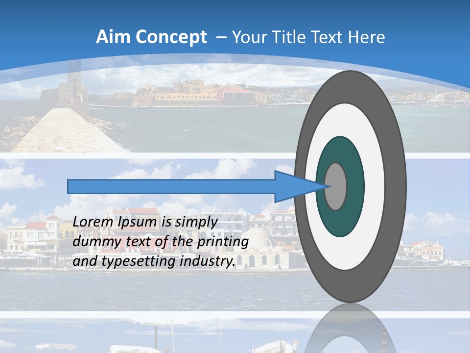 Travel Blue Bay PowerPoint Template