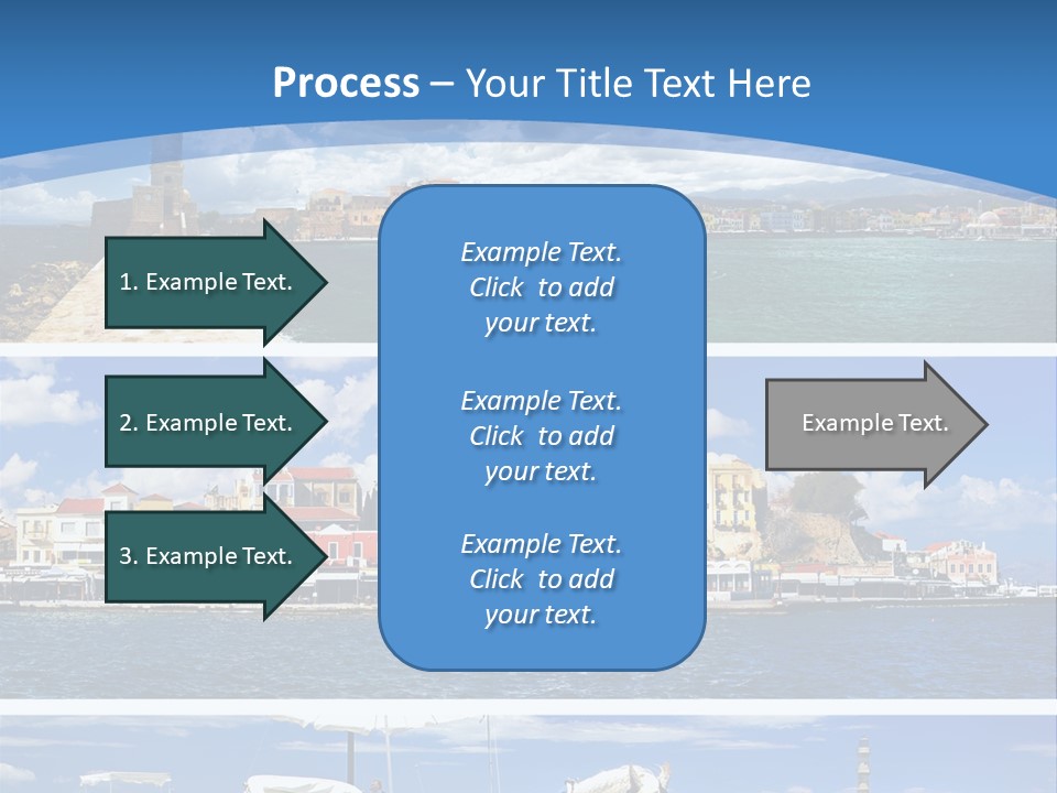 Travel Blue Bay PowerPoint Template