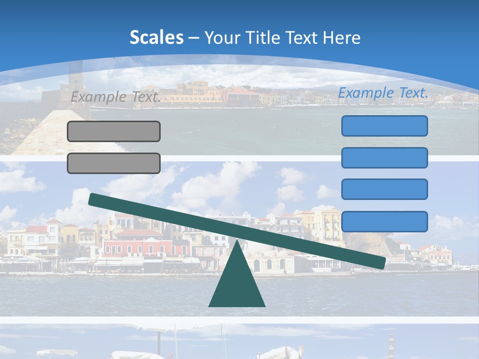 Travel Blue Bay PowerPoint Template
