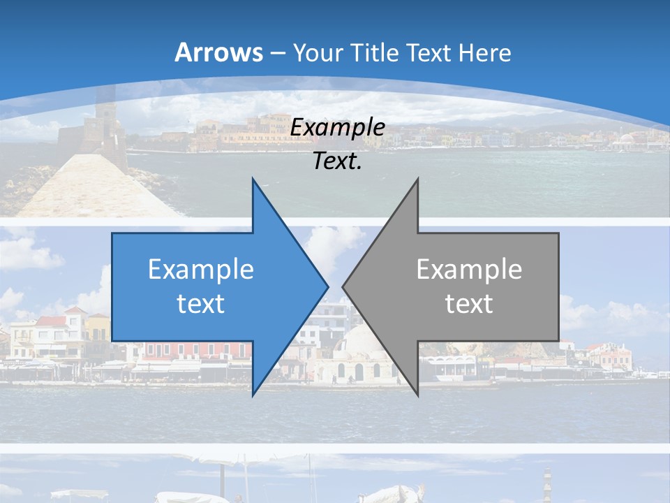 Travel Blue Bay PowerPoint Template