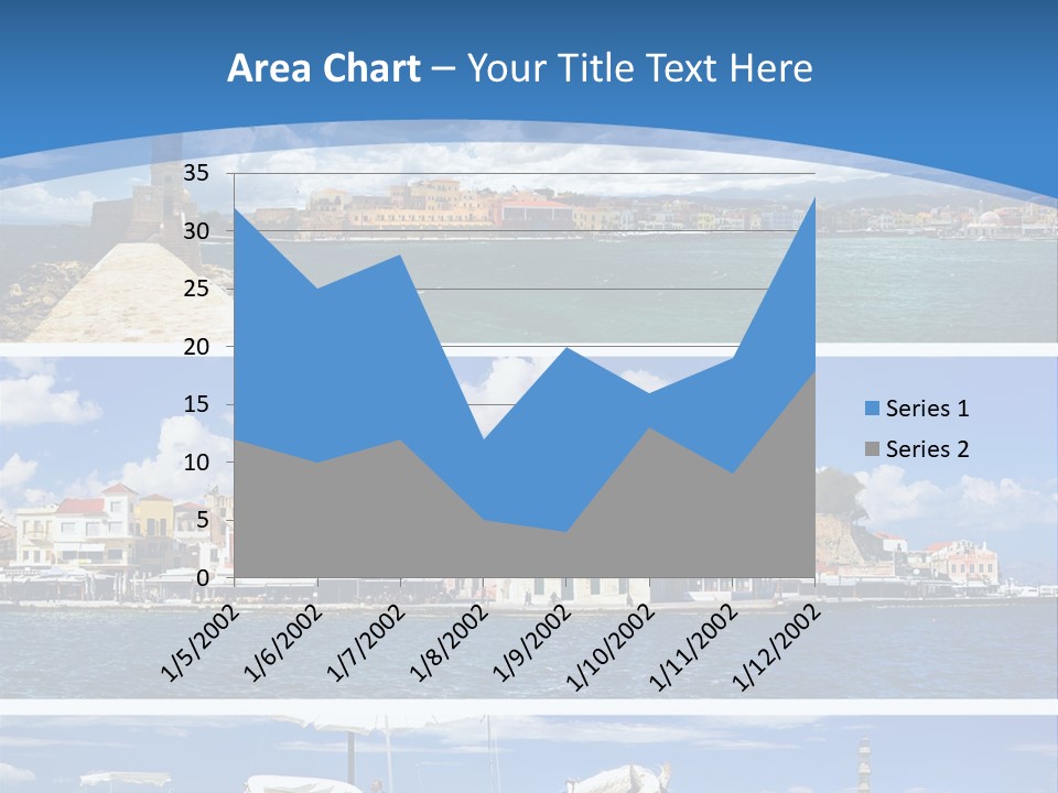 Travel Blue Bay PowerPoint Template