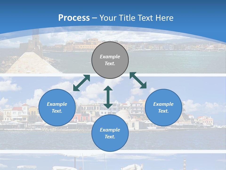 Travel Blue Bay PowerPoint Template