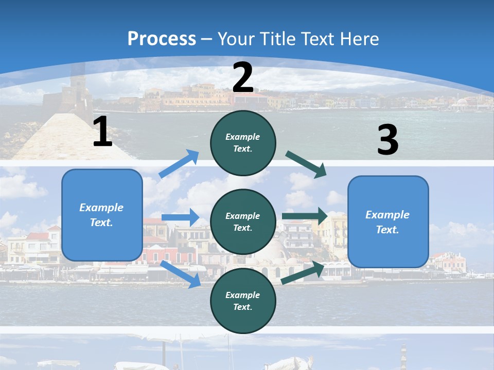 Travel Blue Bay PowerPoint Template