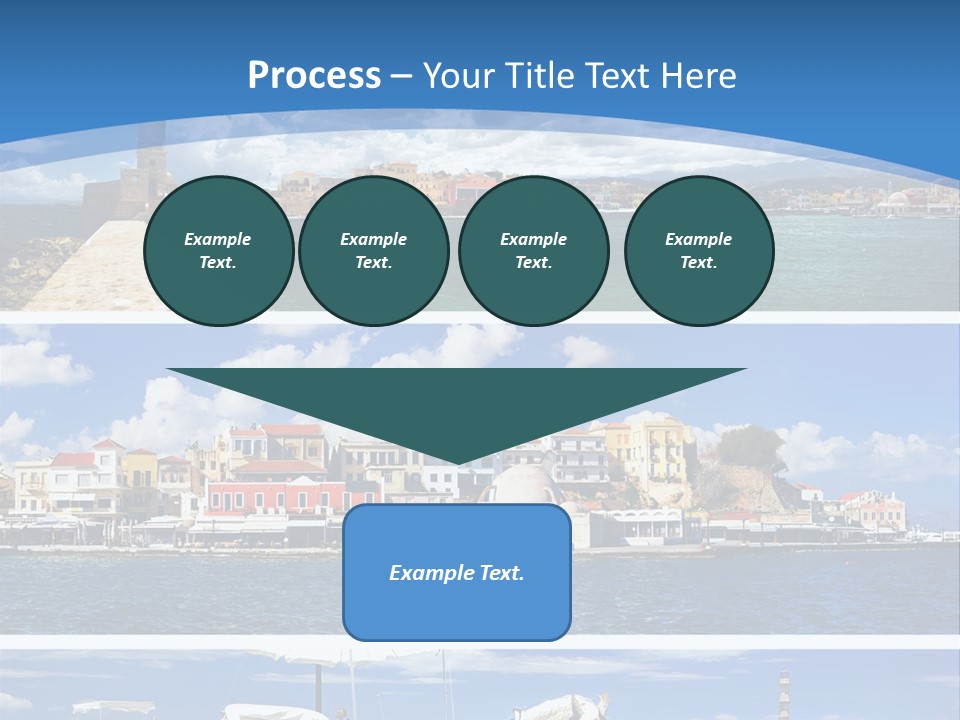 Travel Blue Bay PowerPoint Template