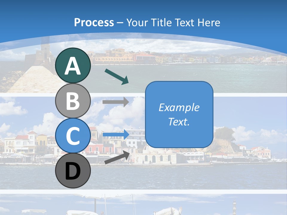 Travel Blue Bay PowerPoint Template