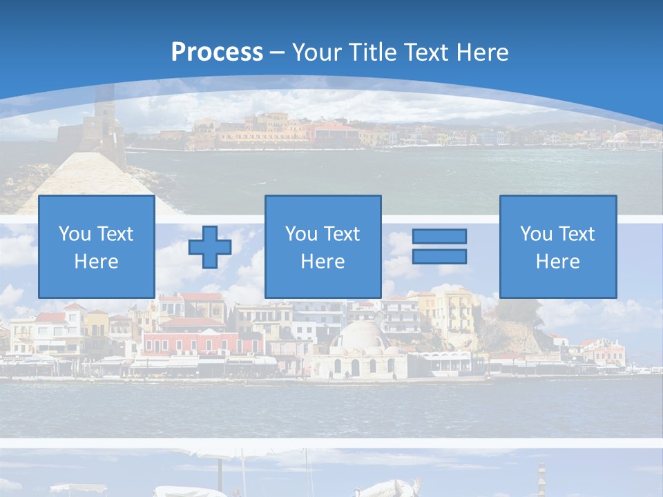 Travel Blue Bay PowerPoint Template