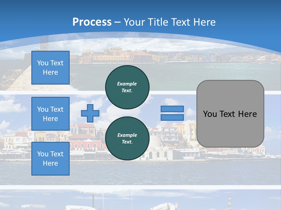 Travel Blue Bay PowerPoint Template