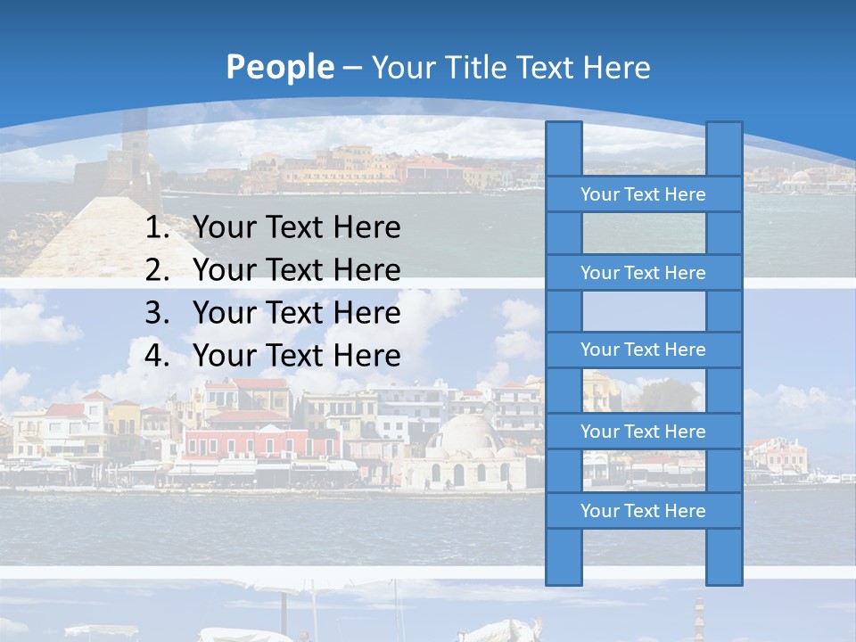 Travel Blue Bay PowerPoint Template