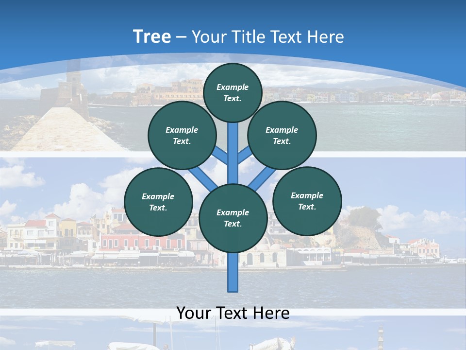 Travel Blue Bay PowerPoint Template