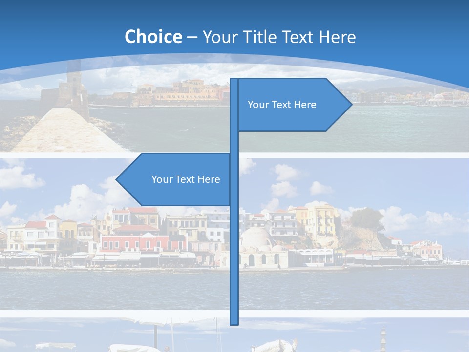 Travel Blue Bay PowerPoint Template
