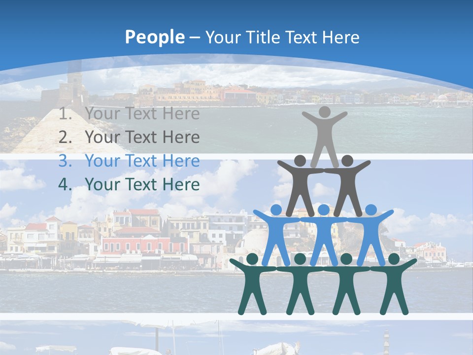 Travel Blue Bay PowerPoint Template