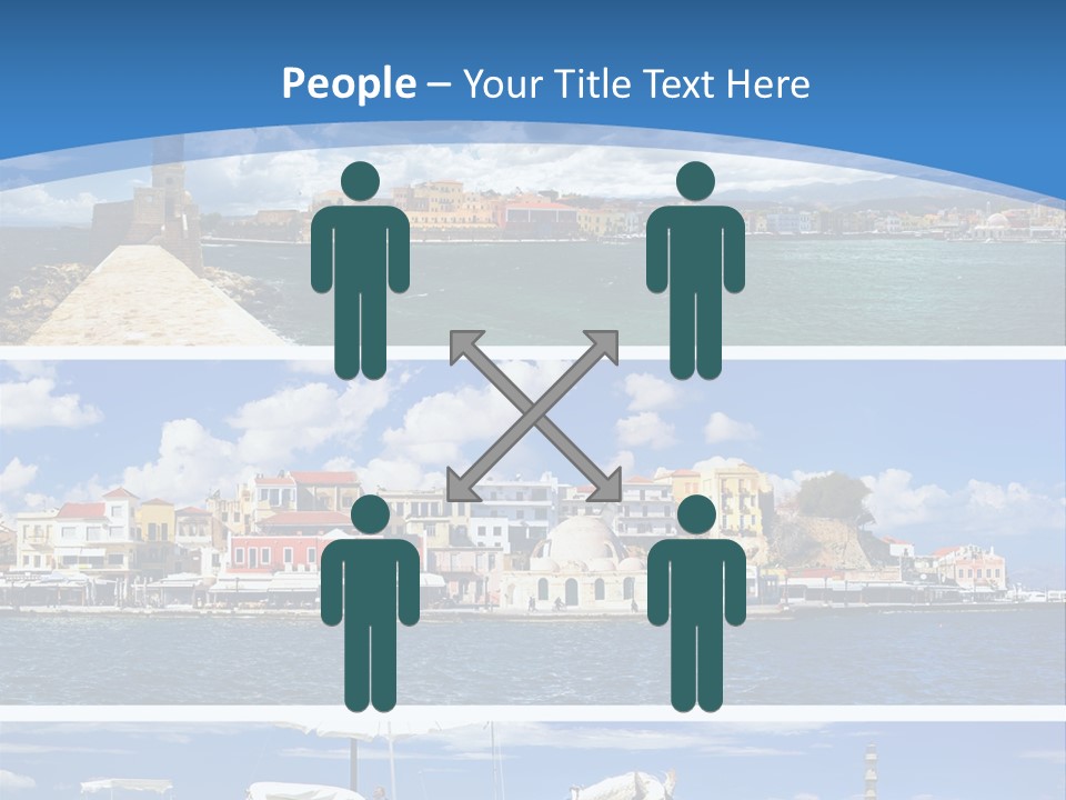 Travel Blue Bay PowerPoint Template