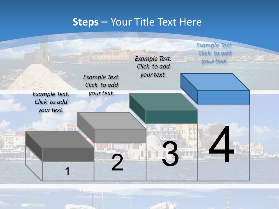 Travel Blue Bay PowerPoint Template