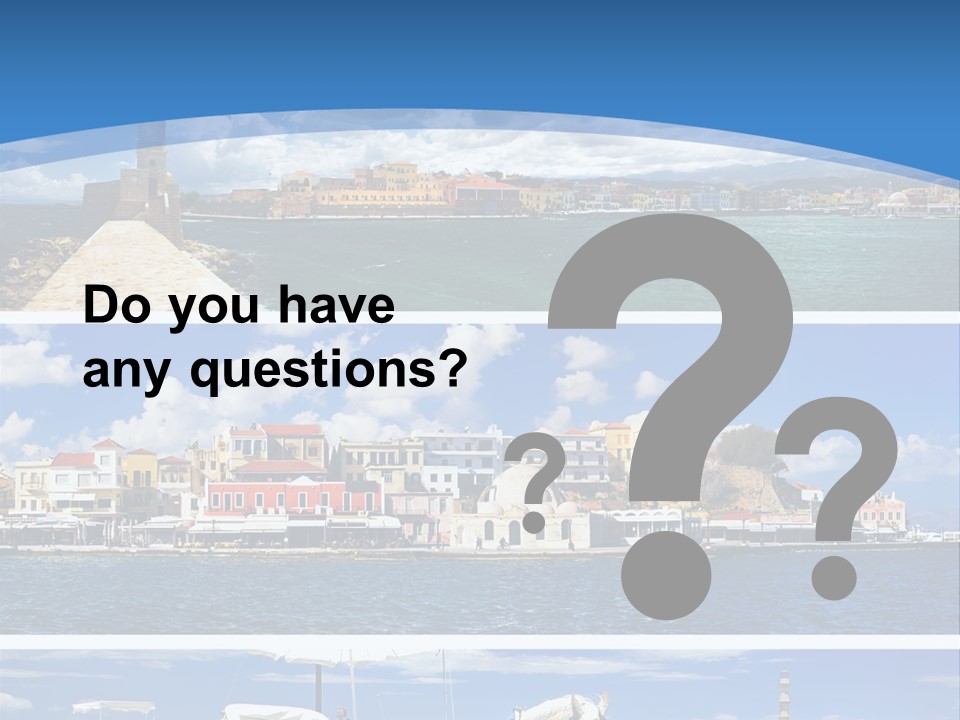 Travel Blue Bay PowerPoint Template