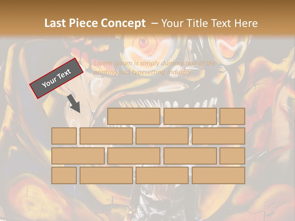 Art Female Painting PowerPoint Template