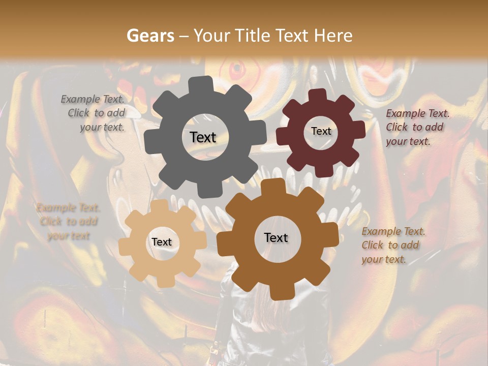 Art Female Painting PowerPoint Template