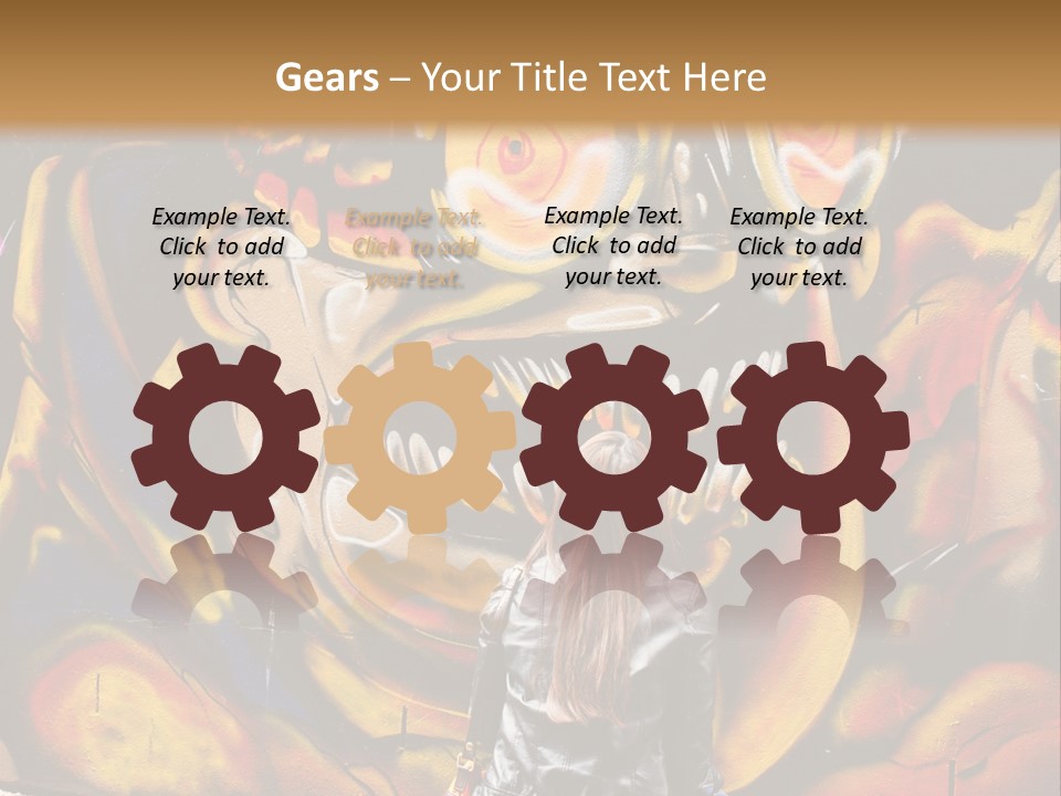 Art Female Painting PowerPoint Template