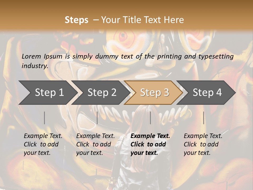 Art Female Painting PowerPoint Template