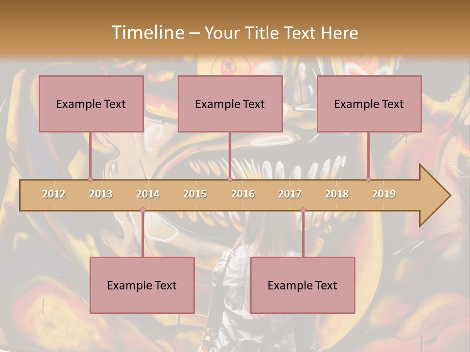 Art Female Painting PowerPoint Template